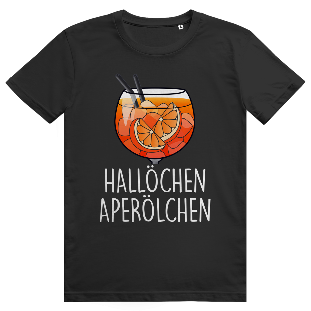Hallöchen Aperölchen - Aperol Spritz - Premium Bio Unisex T-Shirt