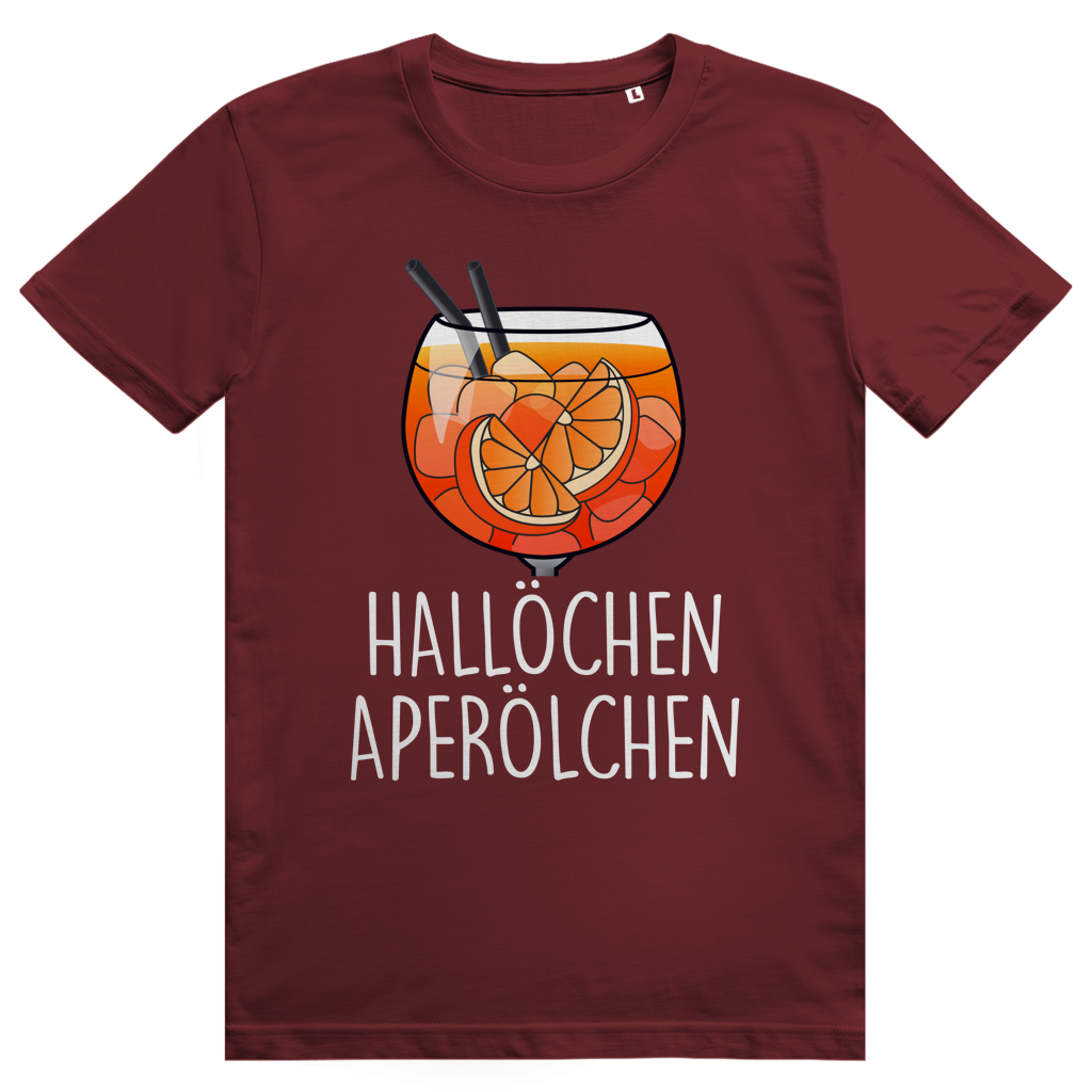 Hallöchen Aperölchen - Aperol Spritz - Premium Bio Unisex T-Shirt