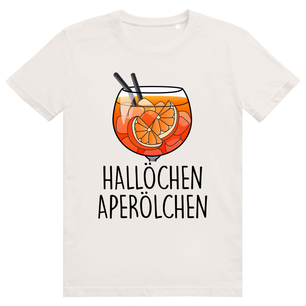 Hallöchen Aperölchen - Aperol Spritz - Premium Bio Unisex T-Shirt
