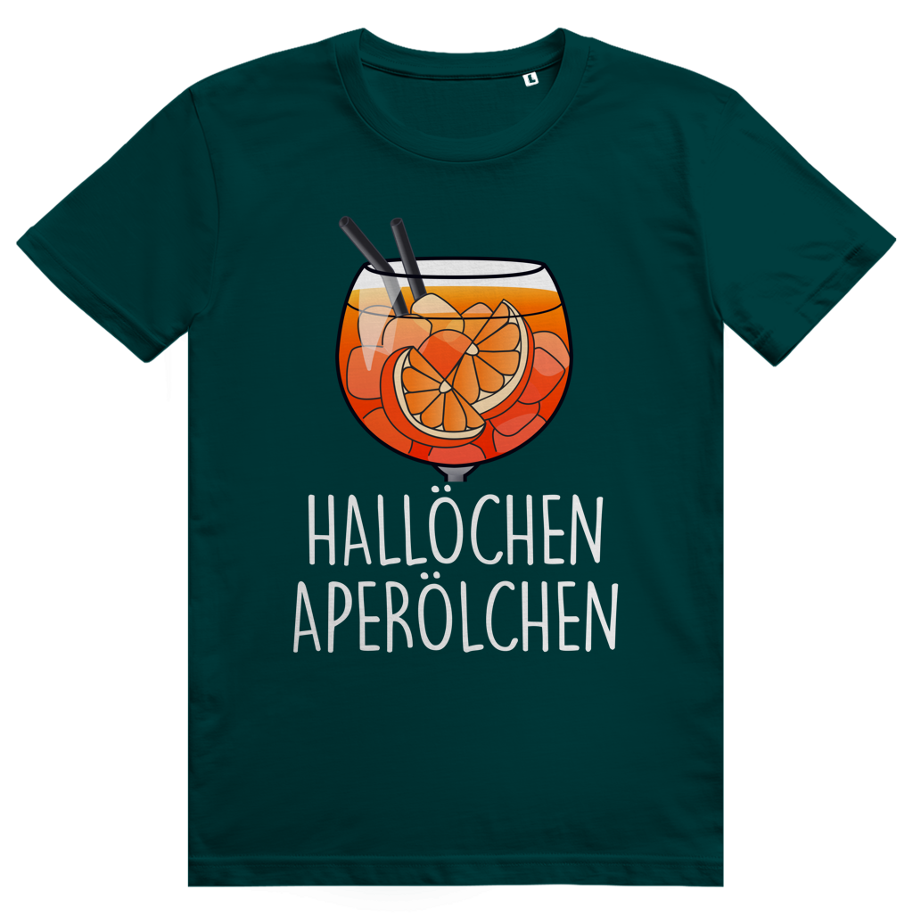 Hallöchen Aperölchen - Aperol Spritz - Premium Bio Unisex T-Shirt