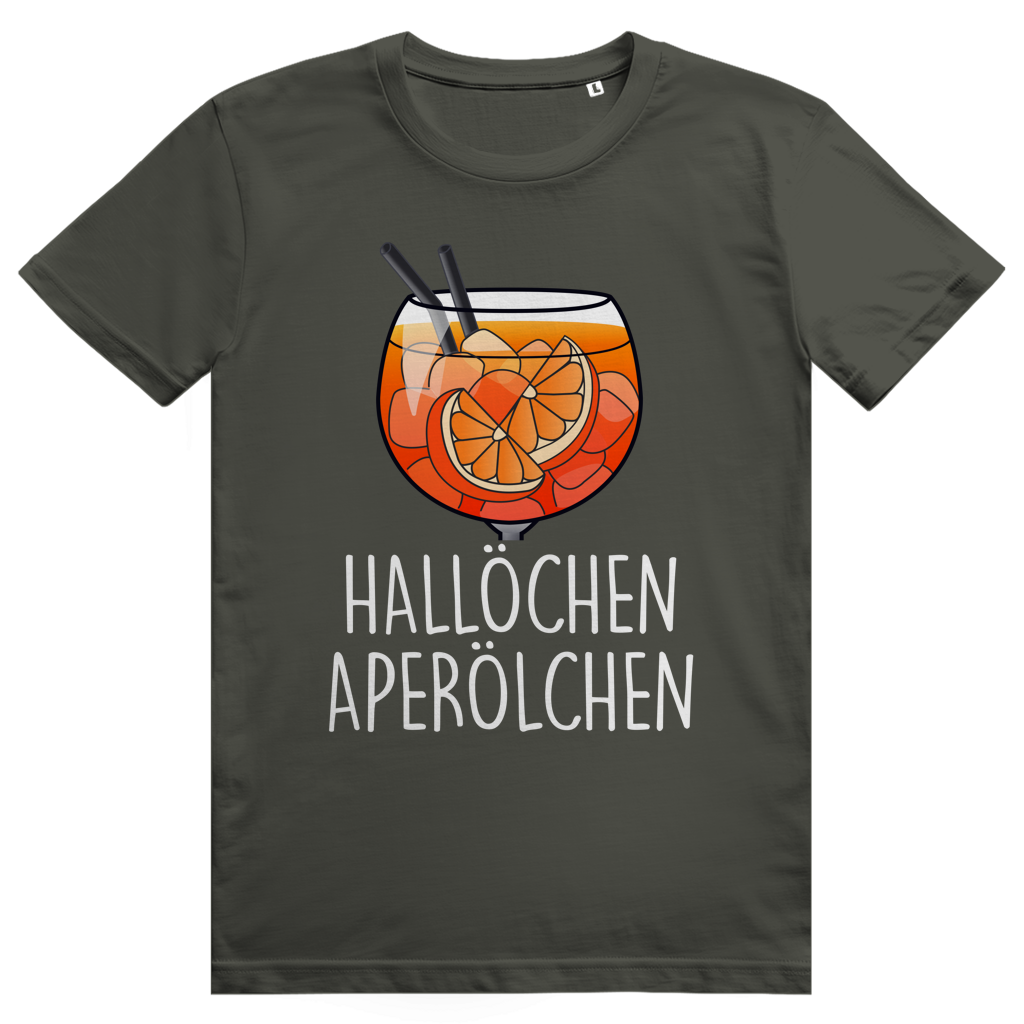Hallöchen Aperölchen - Aperol Spritz - Premium Bio Unisex T-Shirt