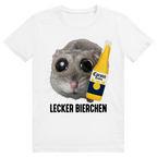 Lecker Bierchen - Sad Hamster Meme - Lustiges Hamsti & Bier - Premium Bio Unisex T-Shirt