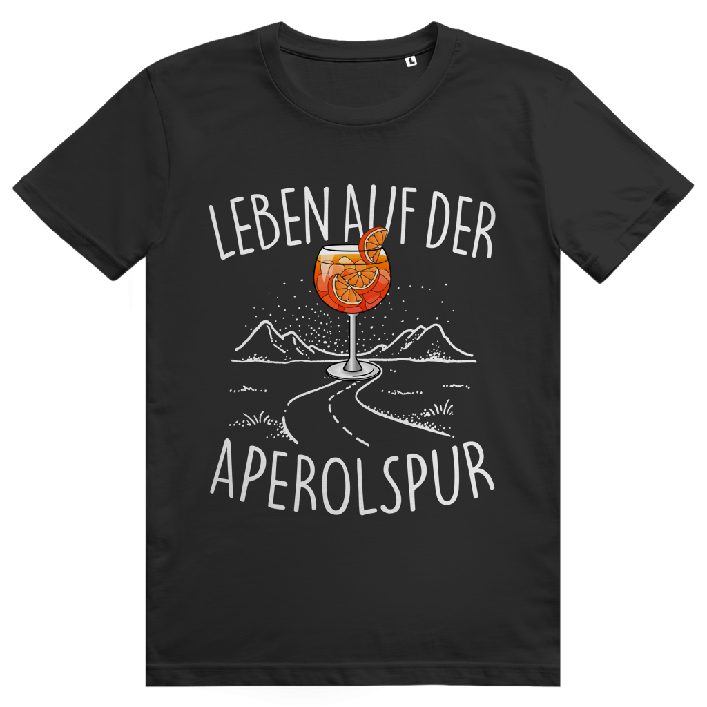 Leben auf der Aperolspur - Aperol Spritz - Premium Bio Unisex T-Shirt