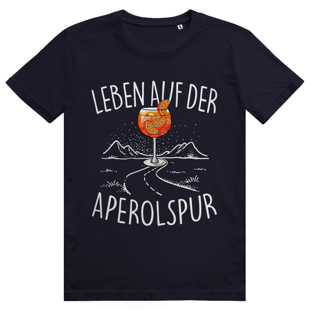 Leben auf der Aperolspur - Aperol Spritz - Premium Bio Unisex T-Shirt