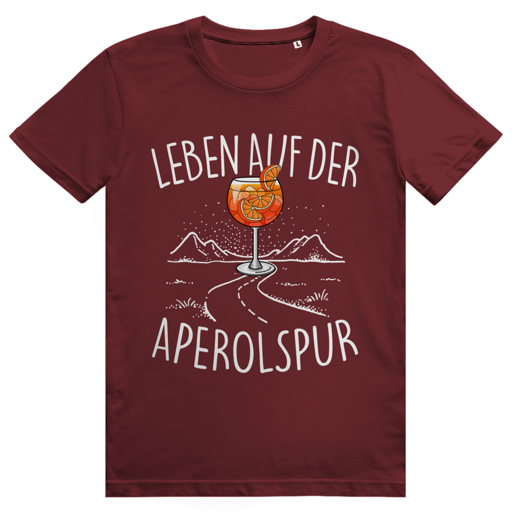 Leben auf der Aperolspur - Aperol Spritz - Premium Bio Unisex T-Shirt