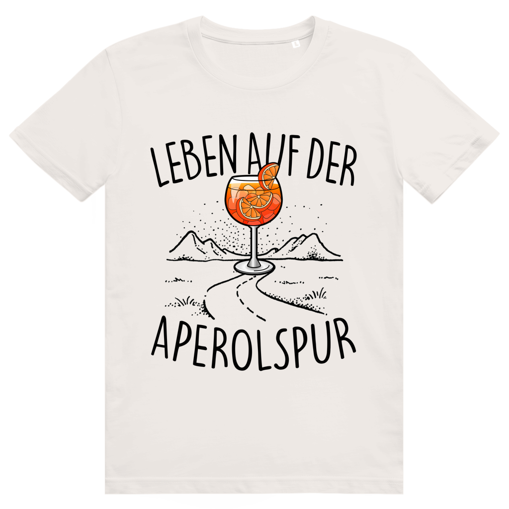 Leben auf der Aperolspur - Aperol Spritz - Premium Bio Unisex T-Shirt