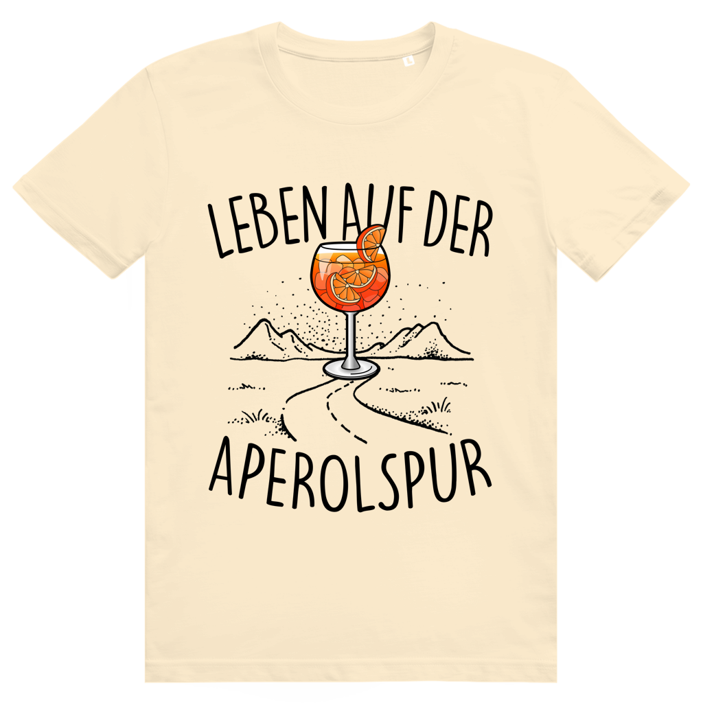 Leben auf der Aperolspur - Aperol Spritz - Premium Bio Unisex T-Shirt