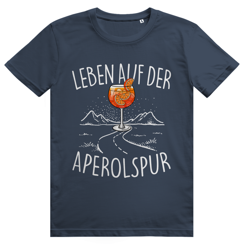 Leben auf der Aperolspur - Aperol Spritz - Premium Bio Unisex T-Shirt