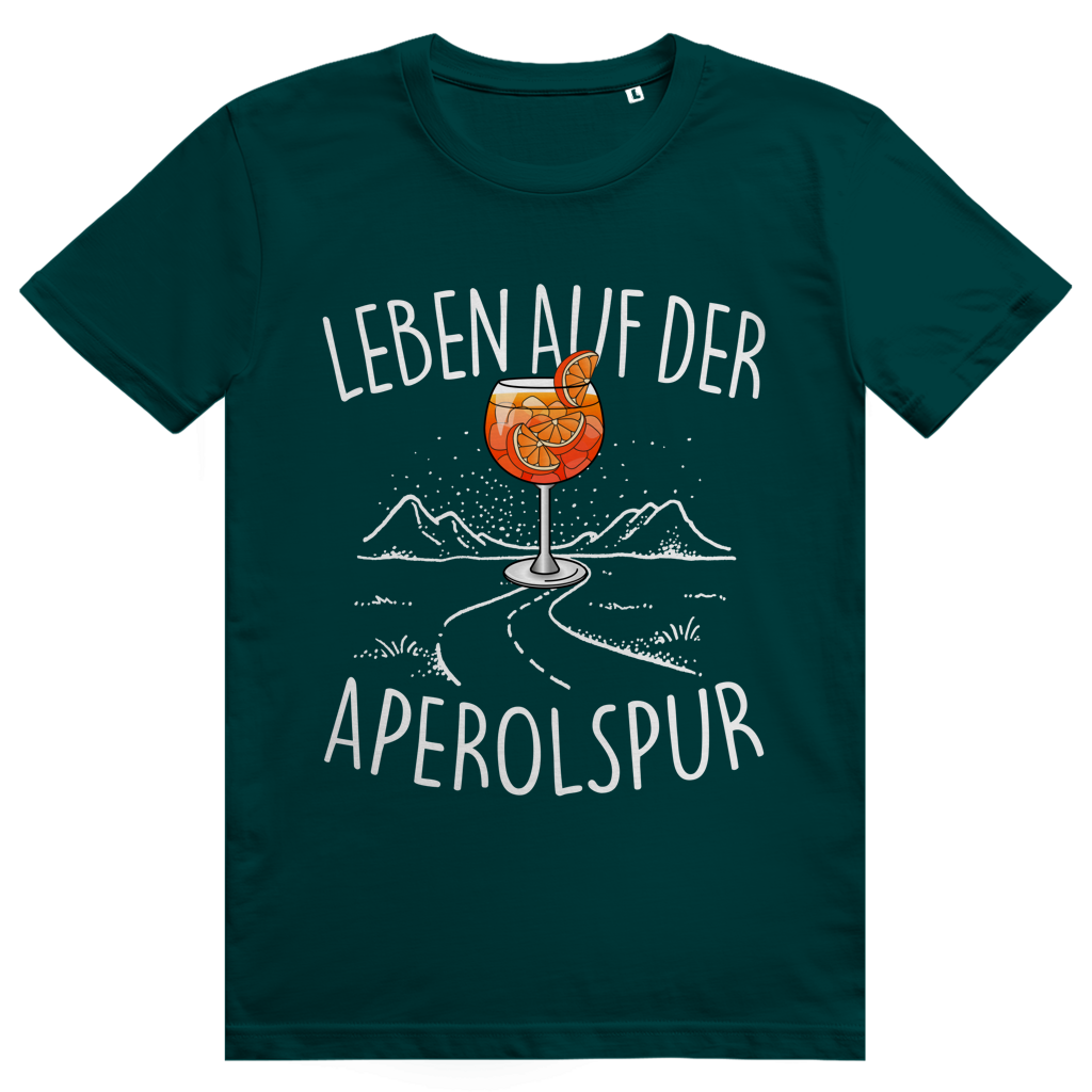 Leben auf der Aperolspur - Aperol Spritz - Premium Bio Unisex T-Shirt