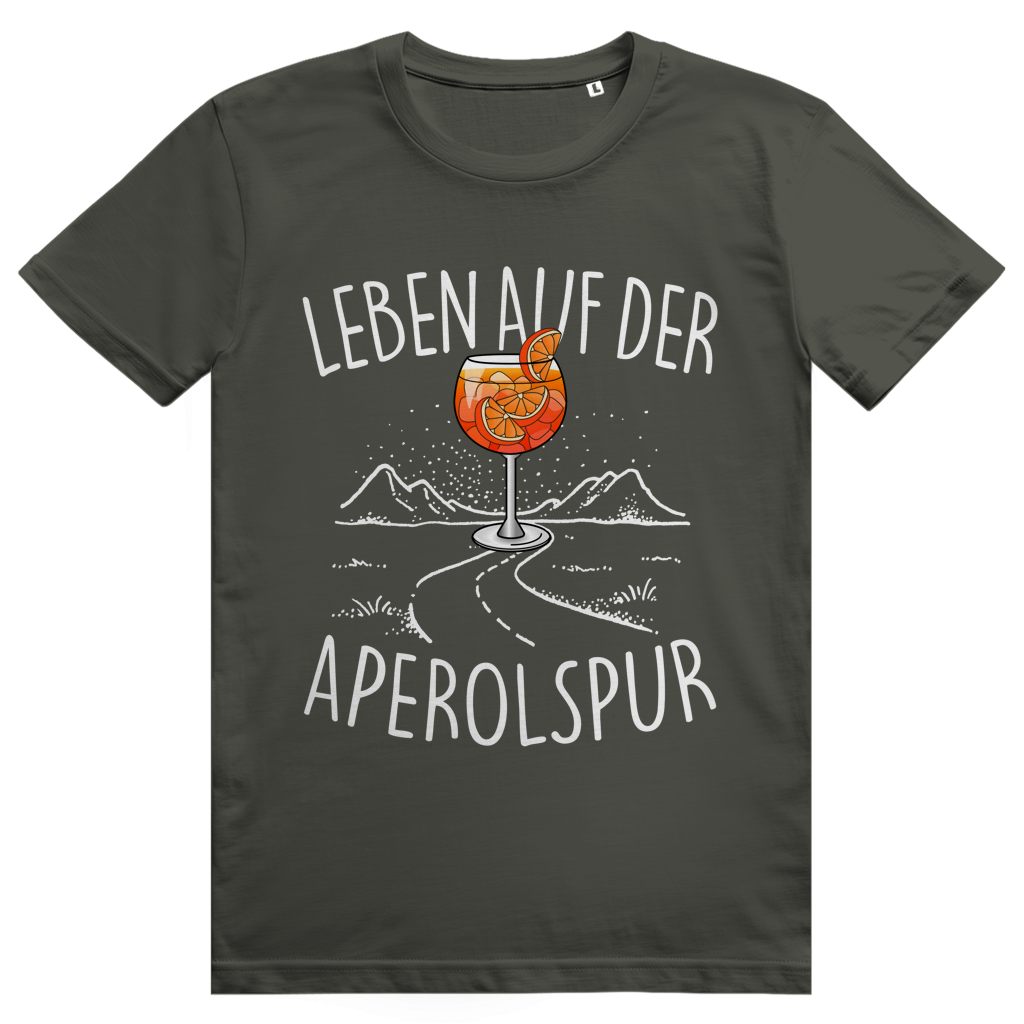 Leben auf der Aperolspur - Aperol Spritz - Premium Bio Unisex T-Shirt