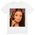 Disgusted Doll Face 1 - Lustiges Barbie Meme - Premium Bio Unisex T-Shirt