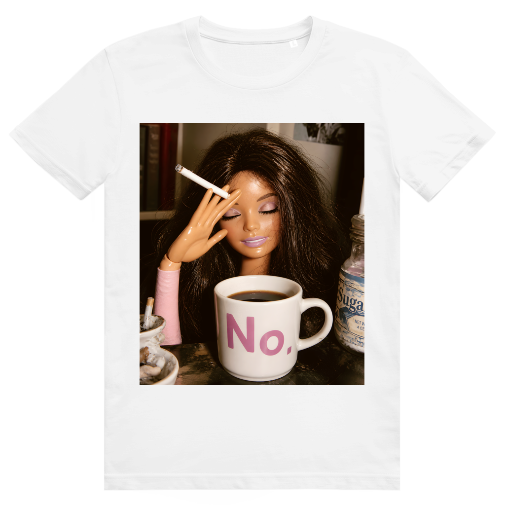 Disgusted Doll Face 5 - Lustiges Barbie Meme - Premium Bio Unisex T-Shirt