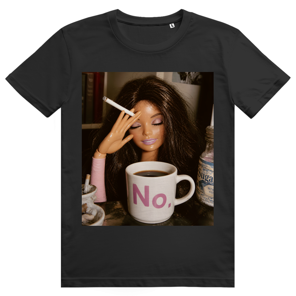 Disgusted Doll Face 5 - Lustiges Barbie Meme - Premium Bio Unisex T-Shirt