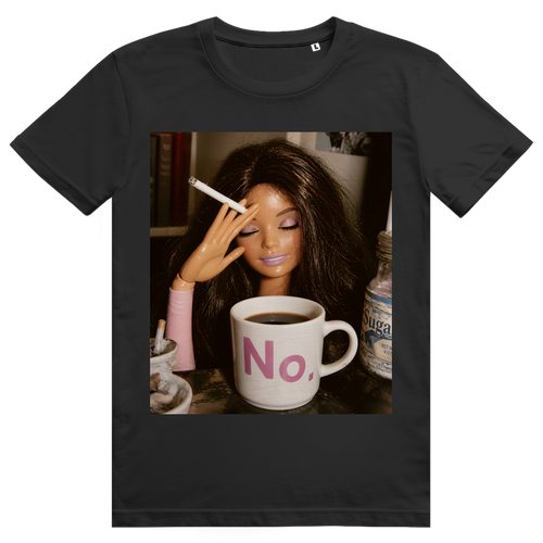 Disgusted Doll Face 5 - Lustiges Barbie Meme - Premium Bio Unisex T-Shirt