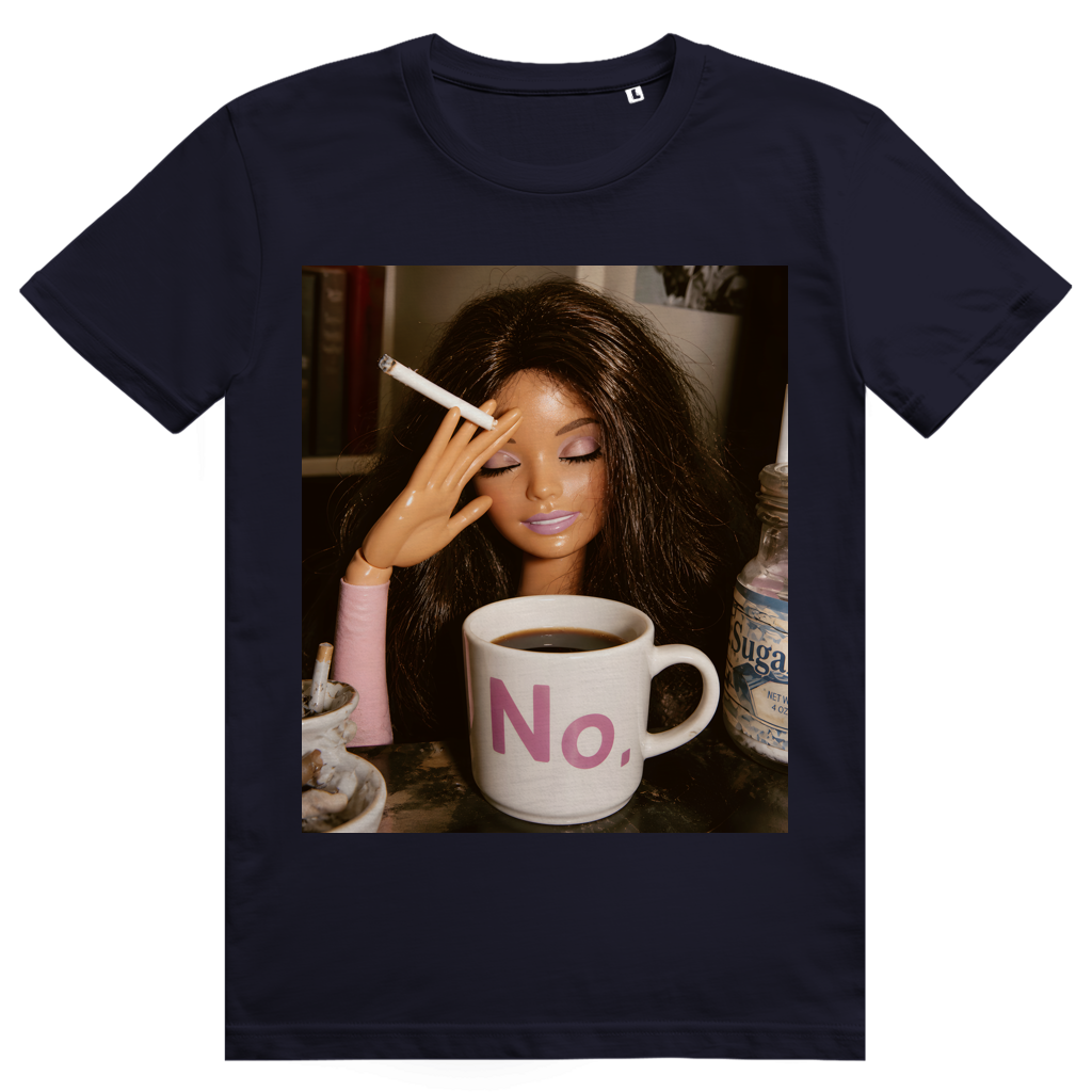 Disgusted Doll Face 5 - Lustiges Barbie Meme - Premium Bio Unisex T-Shirt