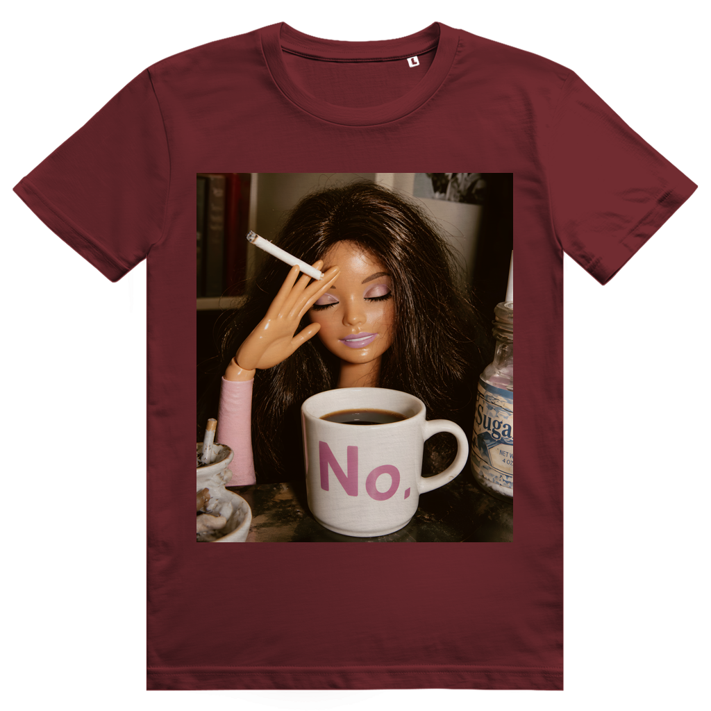Disgusted Doll Face 5 - Lustiges Barbie Meme - Premium Bio Unisex T-Shirt