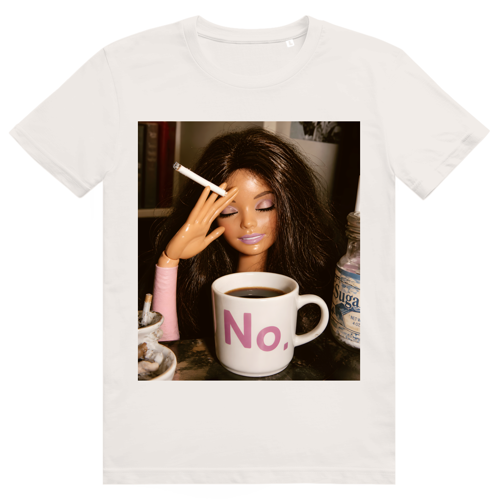 Disgusted Doll Face 5 - Lustiges Barbie Meme - Premium Bio Unisex T-Shirt
