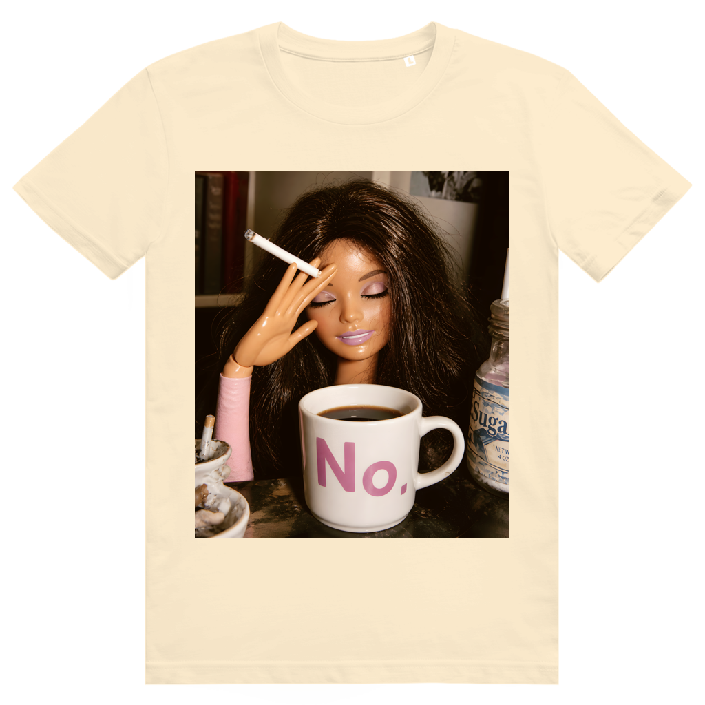 Disgusted Doll Face 5 - Lustiges Barbie Meme - Premium Bio Unisex T-Shirt