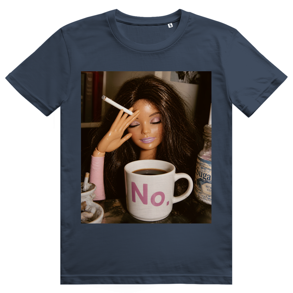 Disgusted Doll Face 5 - Lustiges Barbie Meme - Premium Bio Unisex T-Shirt