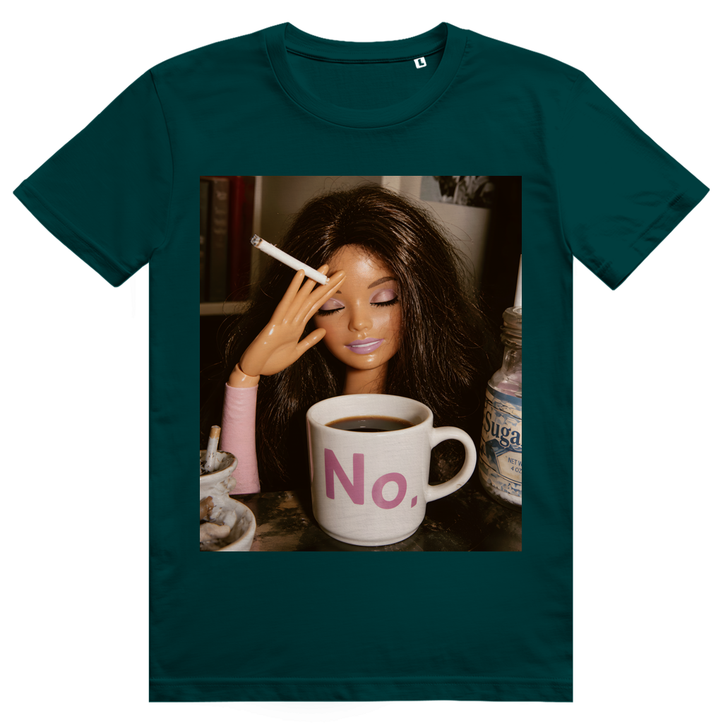 Disgusted Doll Face 5 - Lustiges Barbie Meme - Premium Bio Unisex T-Shirt