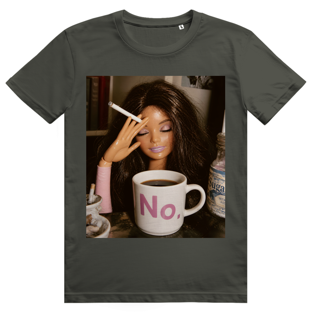 Disgusted Doll Face 5 - Lustiges Barbie Meme - Premium Bio Unisex T-Shirt