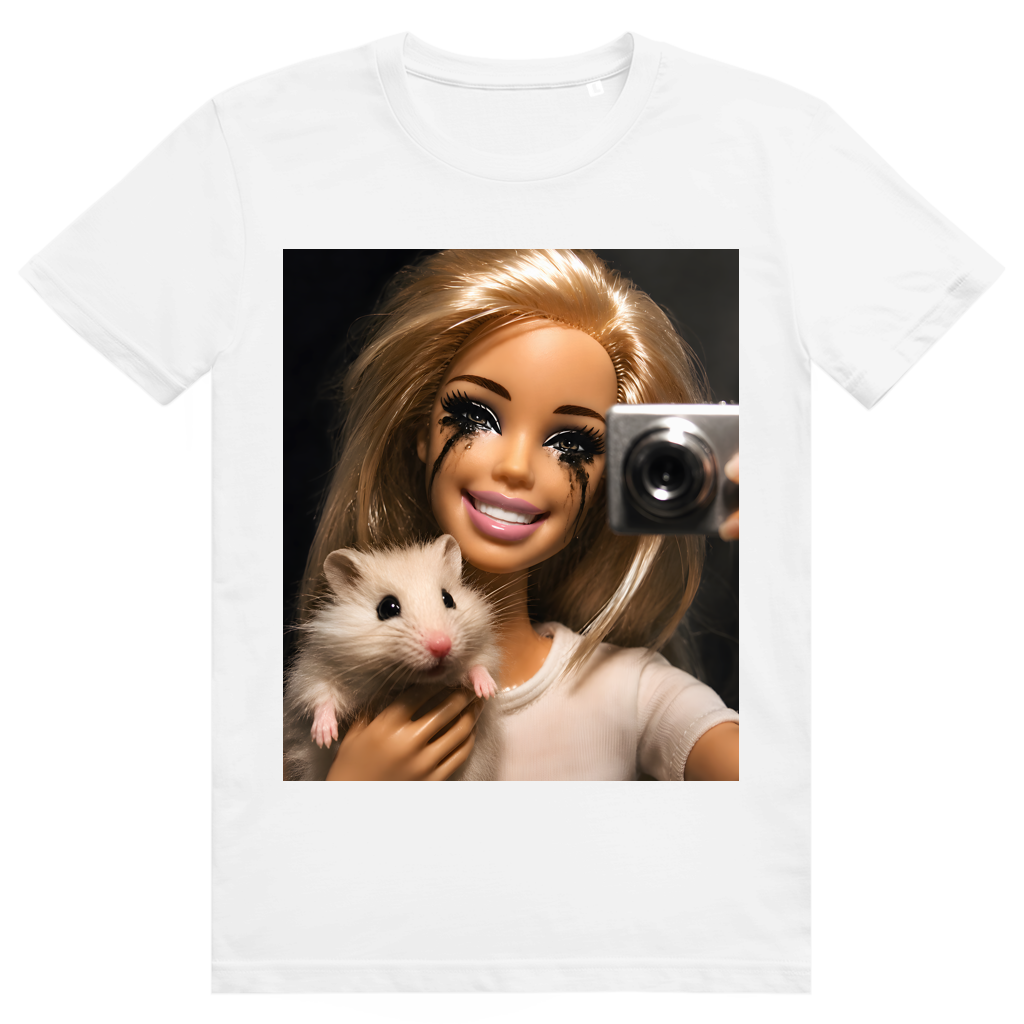 Disgusted Doll Face 7 - Lustiges Barbie Meme - Premium Bio Unisex T-Shirt