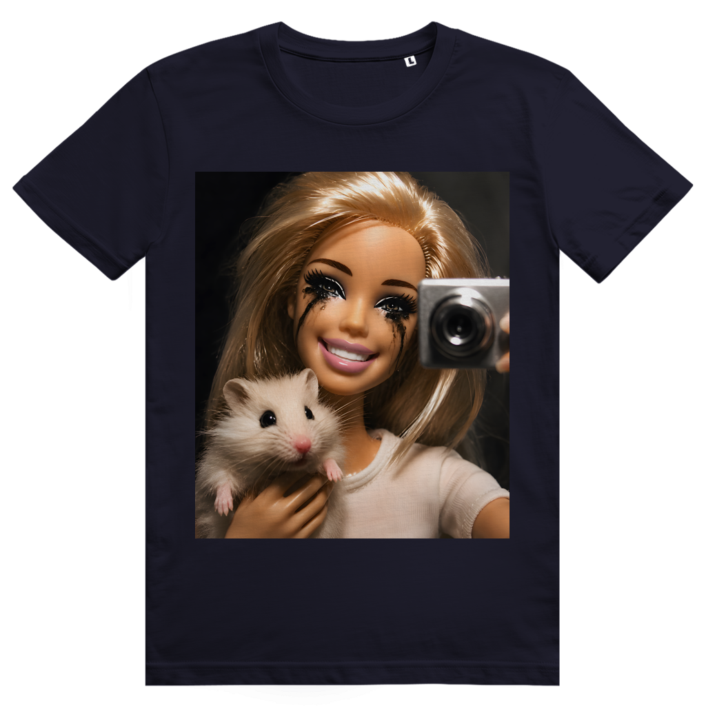 Disgusted Doll Face 7 - Lustiges Barbie Meme - Premium Bio Unisex T-Shirt