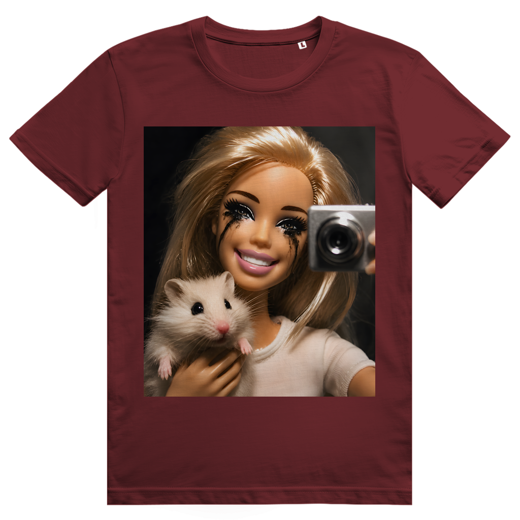 Disgusted Doll Face 7 - Lustiges Barbie Meme - Premium Bio Unisex T-Shirt
