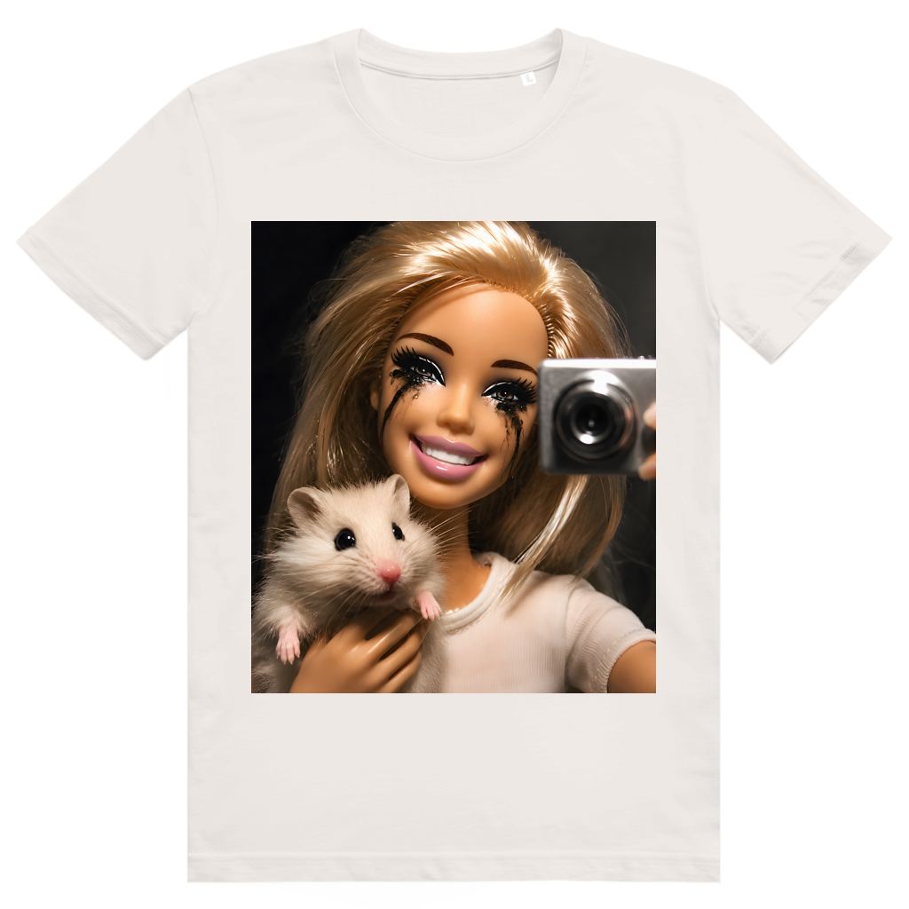 Disgusted Doll Face 7 - Lustiges Barbie Meme - Premium Bio Unisex T-Shirt