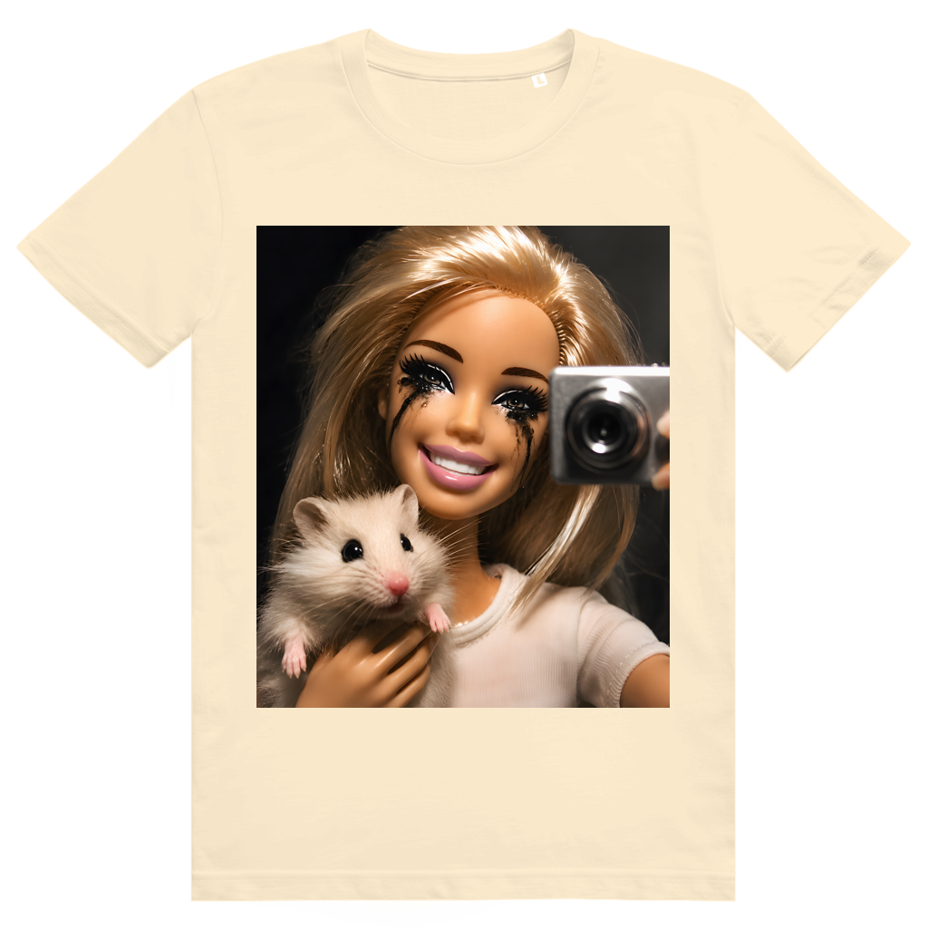 Disgusted Doll Face 7 - Lustiges Barbie Meme - Premium Bio Unisex T-Shirt