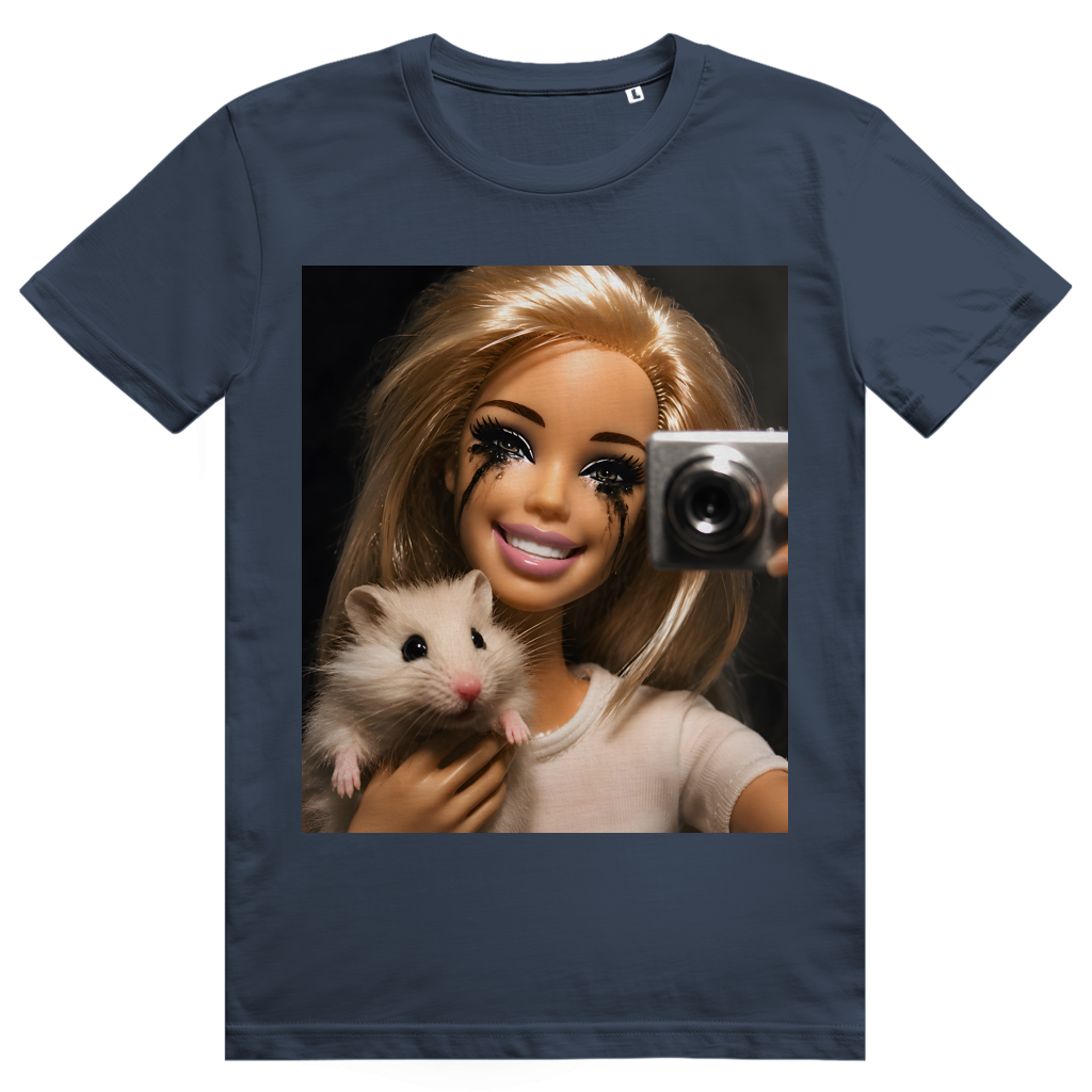 Disgusted Doll Face 7 - Lustiges Barbie Meme - Premium Bio Unisex T-Shirt