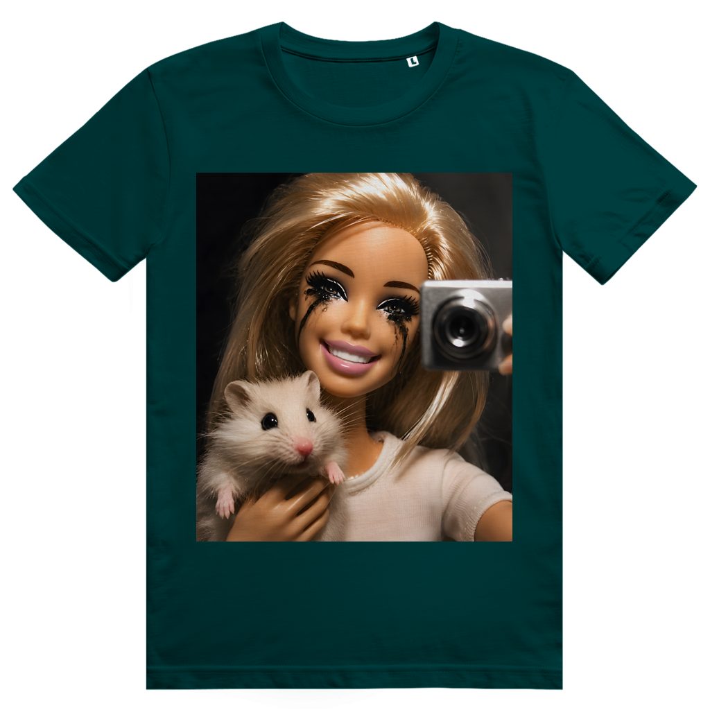 Disgusted Doll Face 7 - Lustiges Barbie Meme - Premium Bio Unisex T-Shirt