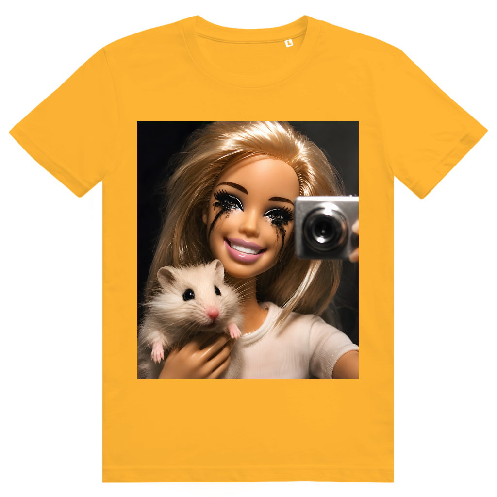 Disgusted Doll Face 7 - Lustiges Barbie Meme - Premium Bio Unisex T-Shirt