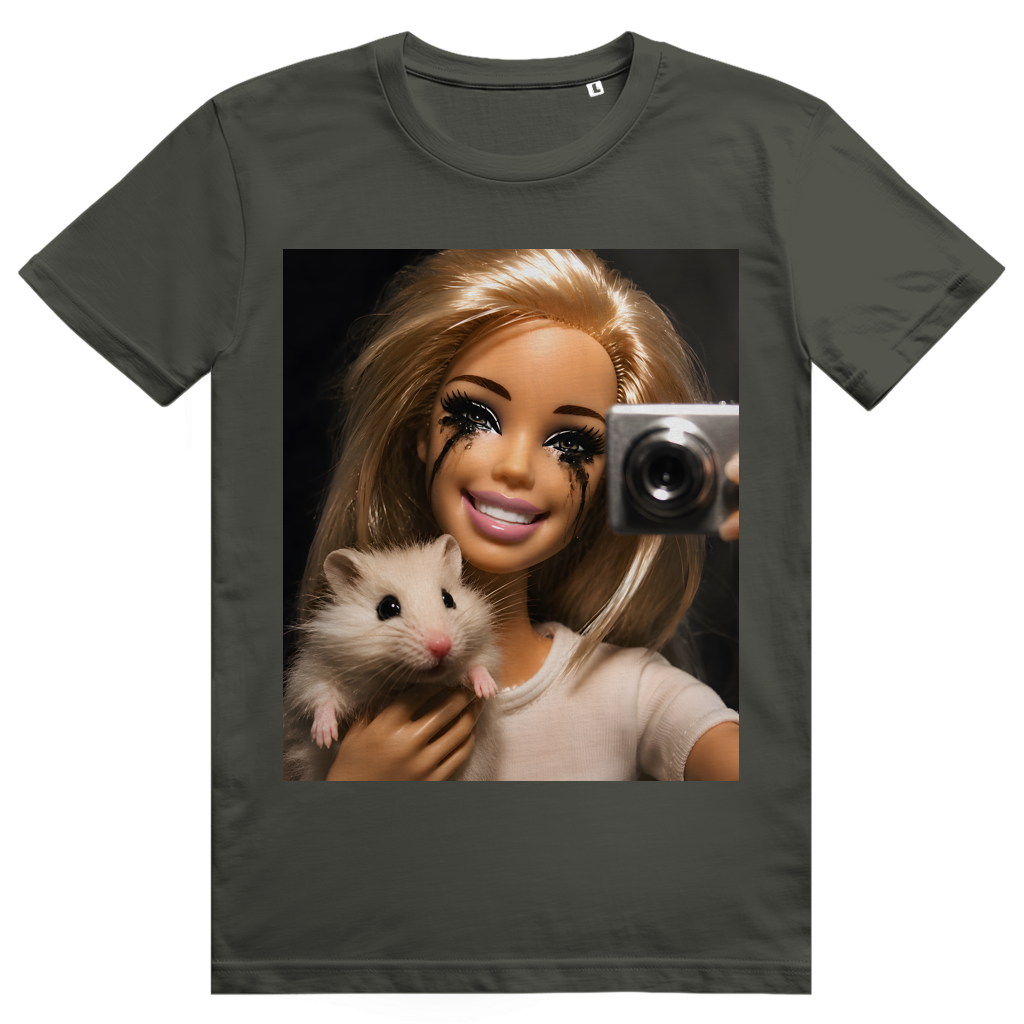 Disgusted Doll Face 7 - Lustiges Barbie Meme - Premium Bio Unisex T-Shirt