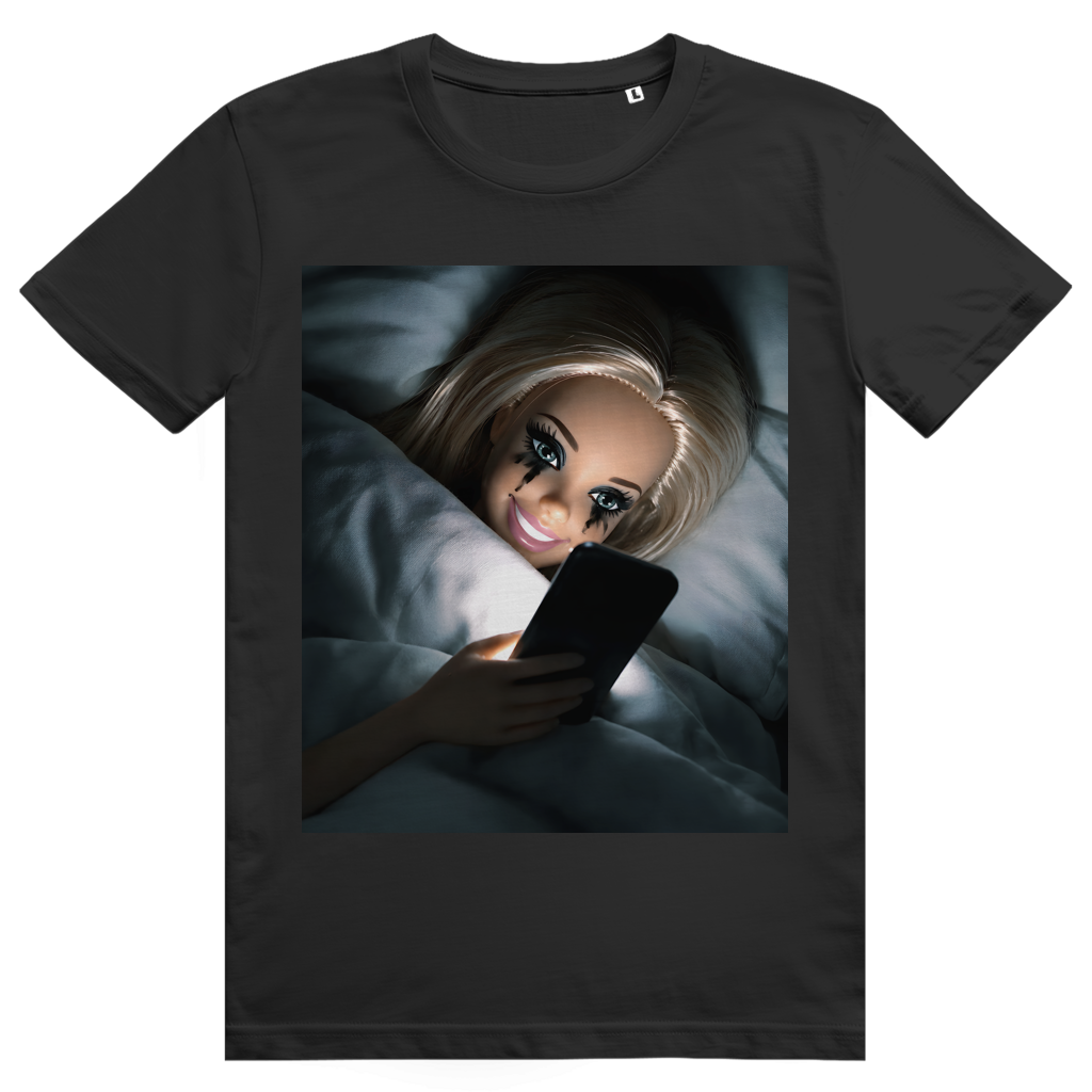 Disgusted Doll Face 8 - Lustiges Barbie Meme - Premium Bio Unisex T-Shirt