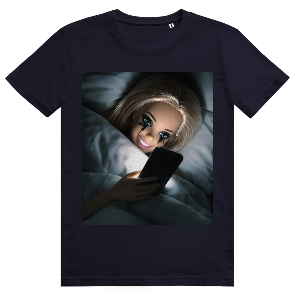 Disgusted Doll Face 8 - Lustiges Barbie Meme - Premium Bio Unisex T-Shirt