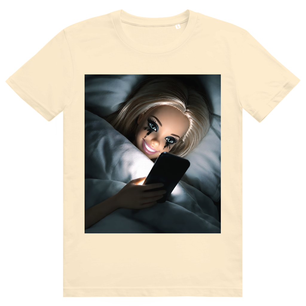 Disgusted Doll Face 8 - Lustiges Barbie Meme - Premium Bio Unisex T-Shirt