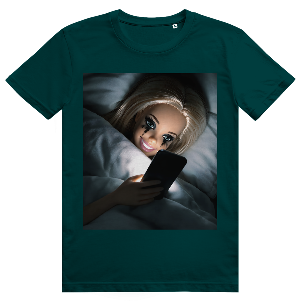 Disgusted Doll Face 8 - Lustiges Barbie Meme - Premium Bio Unisex T-Shirt