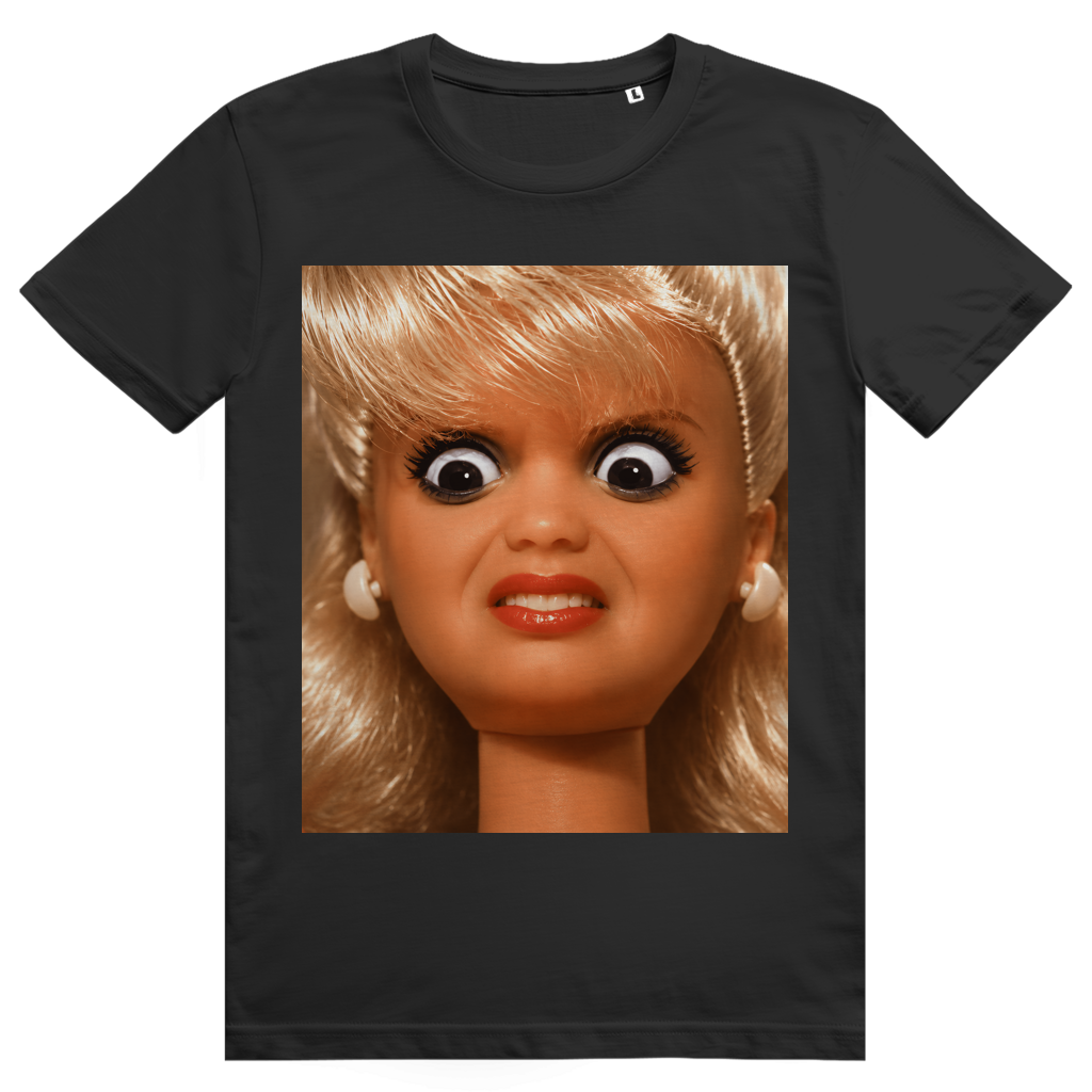 Disgusted Doll Face 10 - Lustiges Barbie Meme - Premium Bio Unisex T-Shirt
