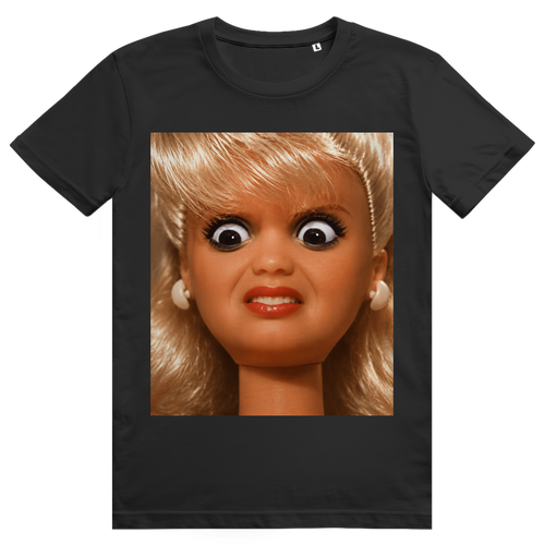 Disgusted Doll Face 10 - Lustiges Barbie Meme - Premium Bio Unisex T-Shirt
