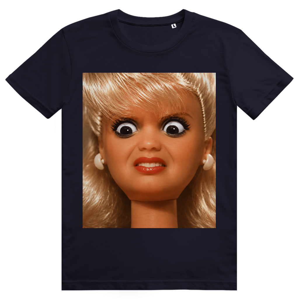 Disgusted Doll Face 10 - Lustiges Barbie Meme - Premium Bio Unisex T-Shirt