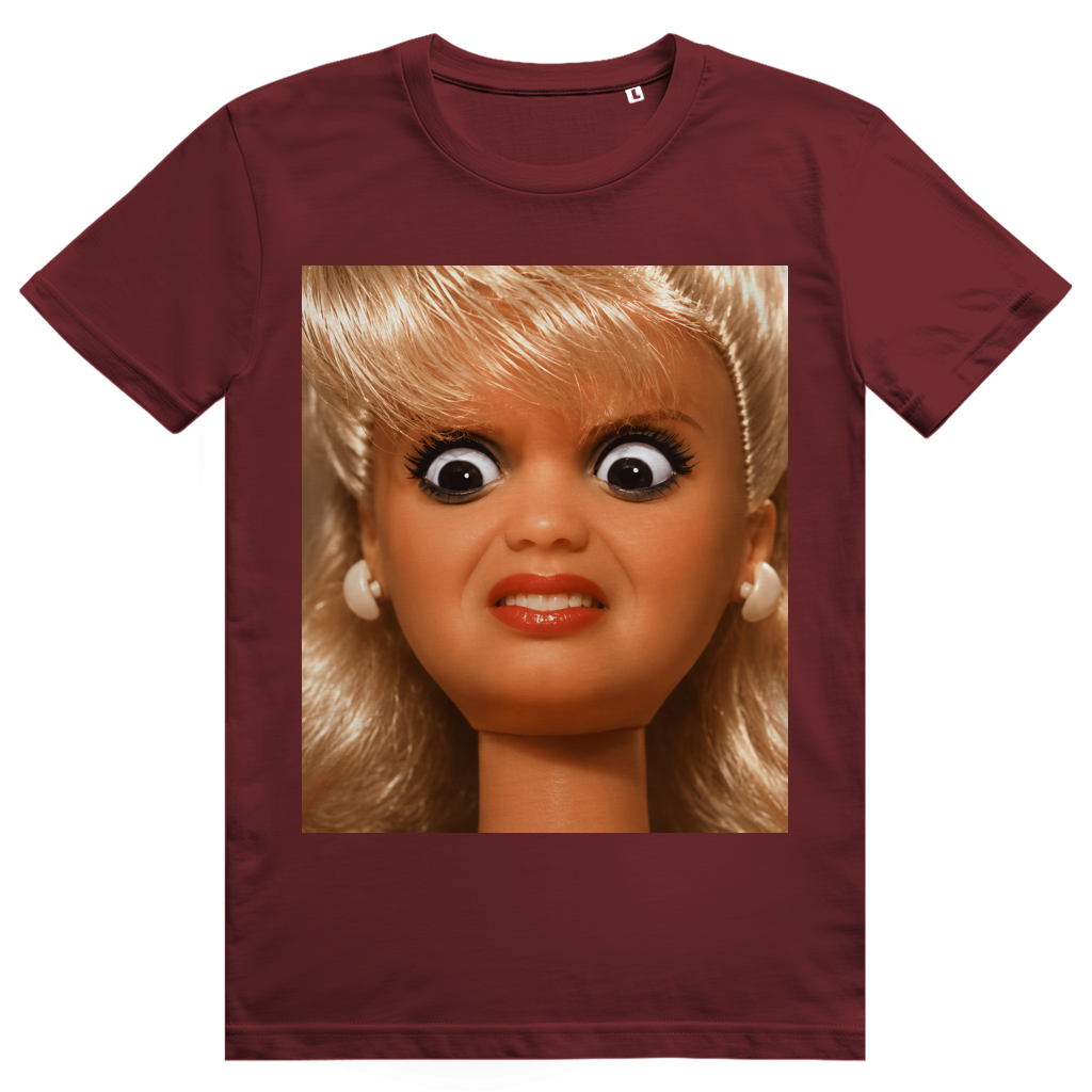 Disgusted Doll Face 10 - Lustiges Barbie Meme - Premium Bio Unisex T-Shirt