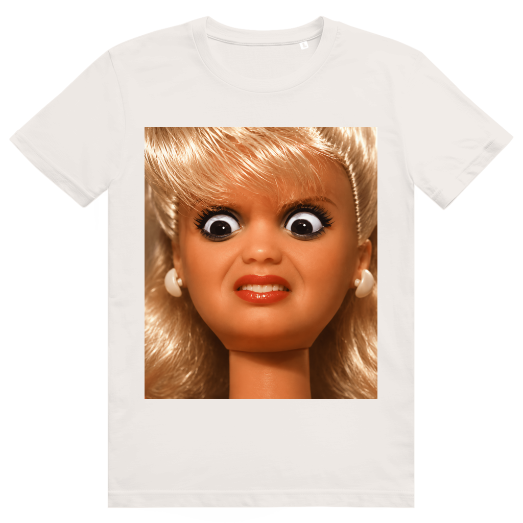 Disgusted Doll Face 10 - Lustiges Barbie Meme - Premium Bio Unisex T-Shirt