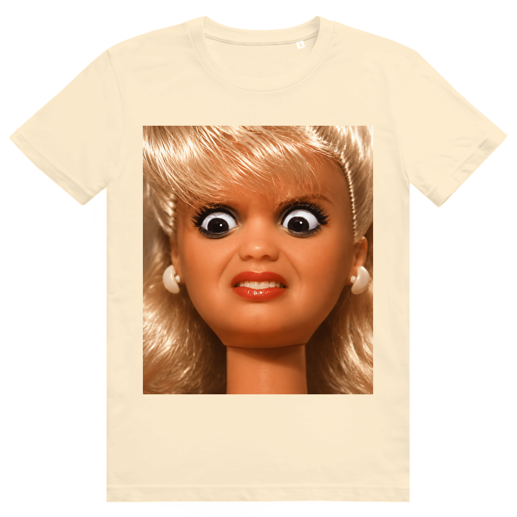 Disgusted Doll Face 10 - Lustiges Barbie Meme - Premium Bio Unisex T-Shirt