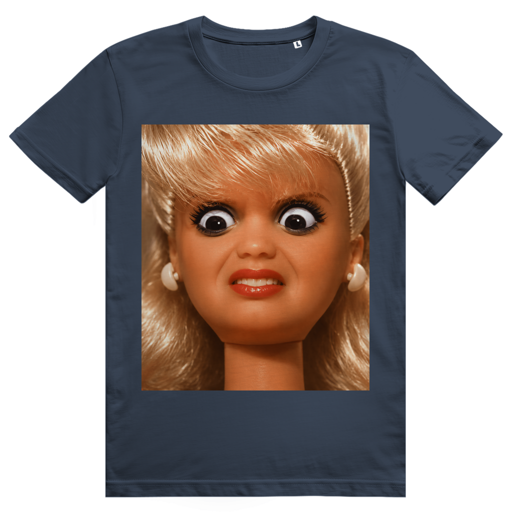 Disgusted Doll Face 10 - Lustiges Barbie Meme - Premium Bio Unisex T-Shirt