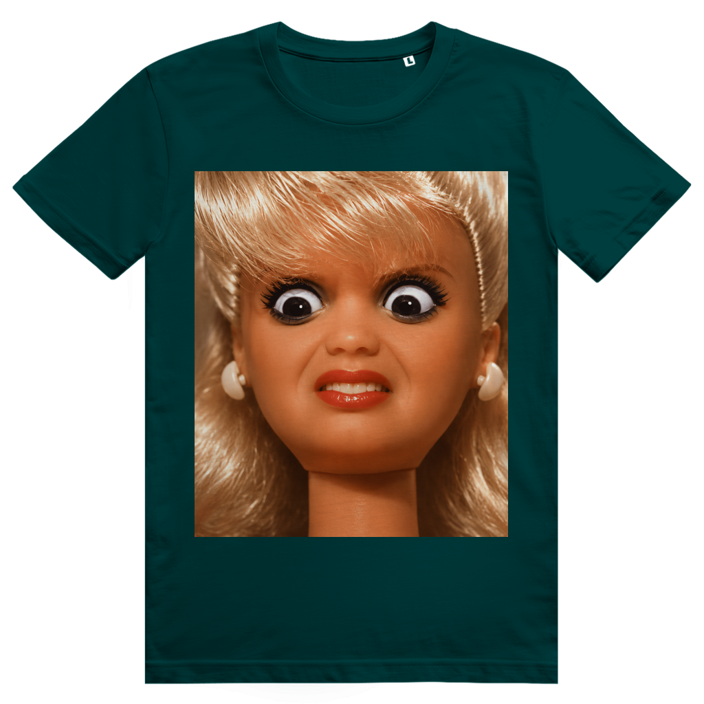 Disgusted Doll Face 10 - Lustiges Barbie Meme - Premium Bio Unisex T-Shirt
