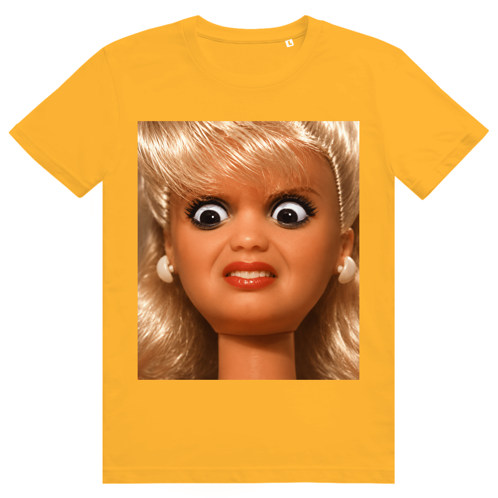 Disgusted Doll Face 10 - Lustiges Barbie Meme - Premium Bio Unisex T-Shirt