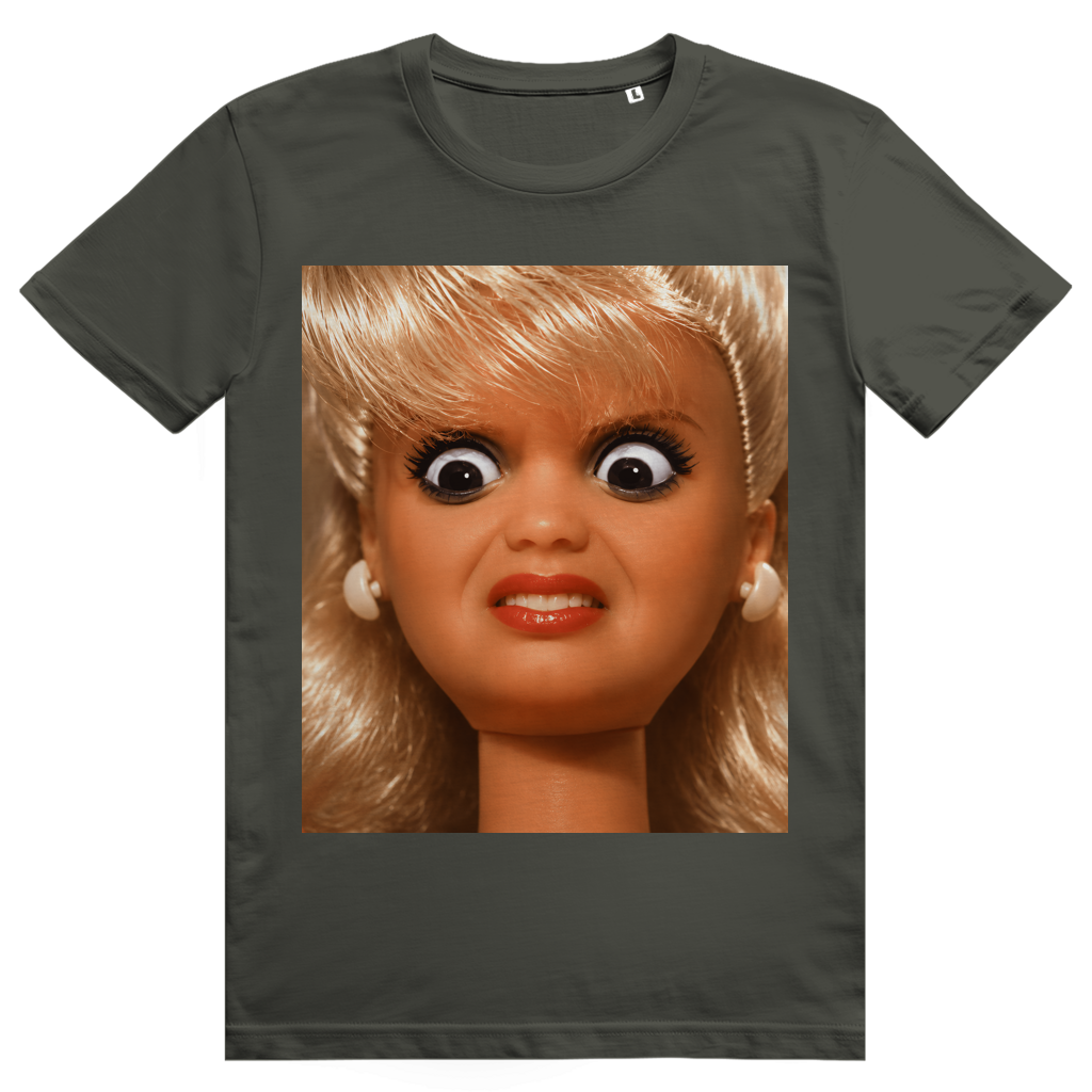 Disgusted Doll Face 10 - Lustiges Barbie Meme - Premium Bio Unisex T-Shirt