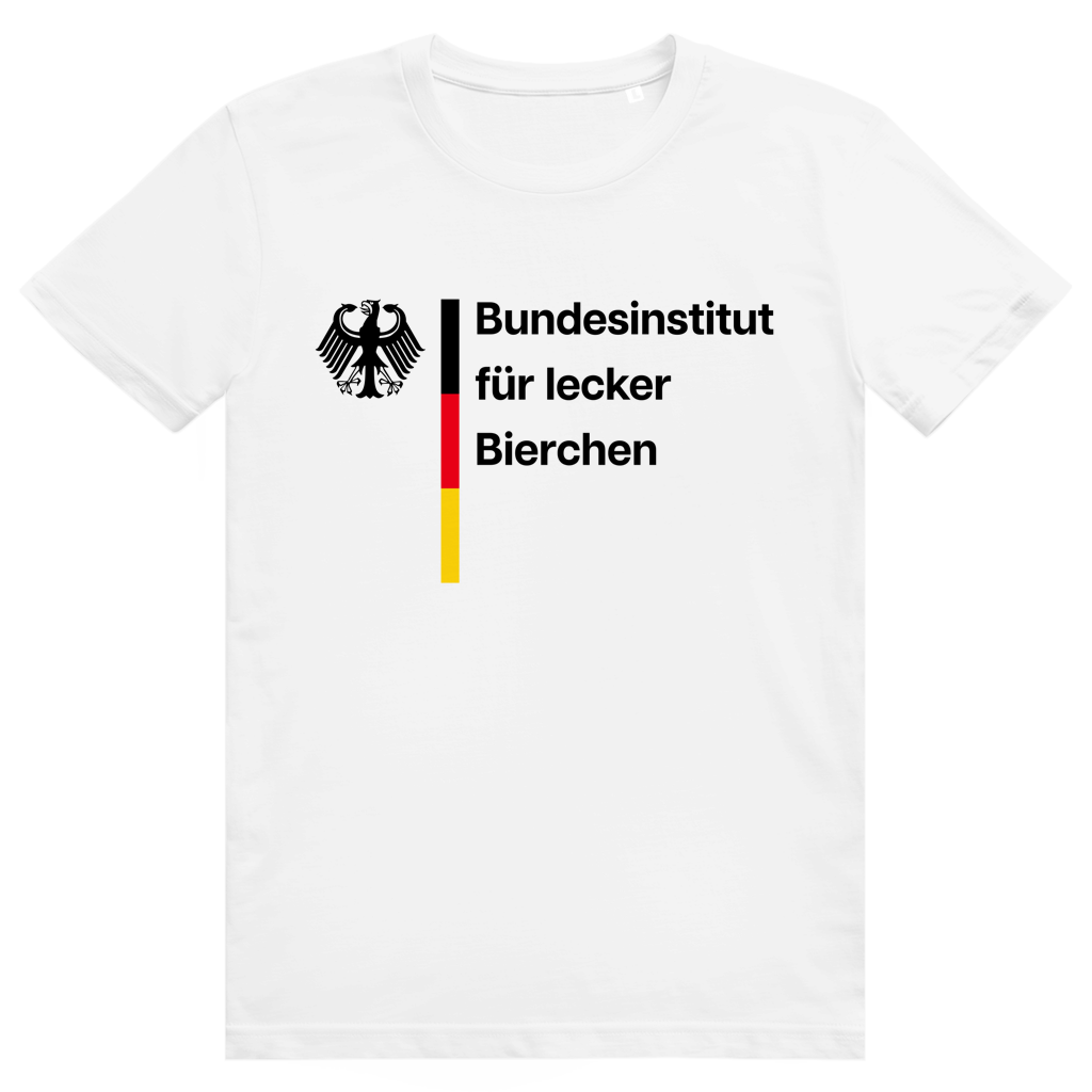 Bundesinstitut für lecker Bierchen - Sauftrikot Deutschland - Premium Bio Unisex T-Shirt