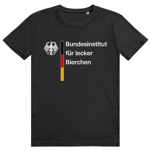 Bundesinstitut für lecker Bierchen - Sauftrikot Deutschland - Premium Bio Unisex T-Shirt